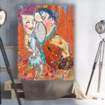 Caveman-Love-3×4-STRAIGHT-CANVAS-3X4