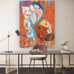 Caveman-Love-3×4-STRAIGHT-CANVAS-3X4