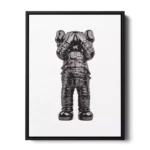ASTRO-KAWS-BLK-STRAIGHT-CANVAS-3X4