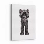 ASTRO-KAWS-BLK-STRAIGHT-CANVAS-3X4