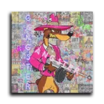 HR-Gangster-Coyote-STRAIGHT-CANVAS-1X1
