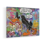 Lazy-Duck-4×3-STRAIGHT-CANVAS-4X3