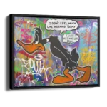Lazy-Duck-4×3-STRAIGHT-CANVAS-4X3